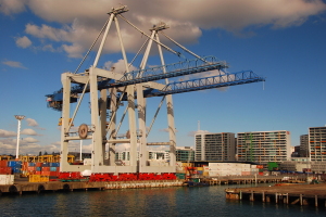 Auckland container terminal, New Zealand