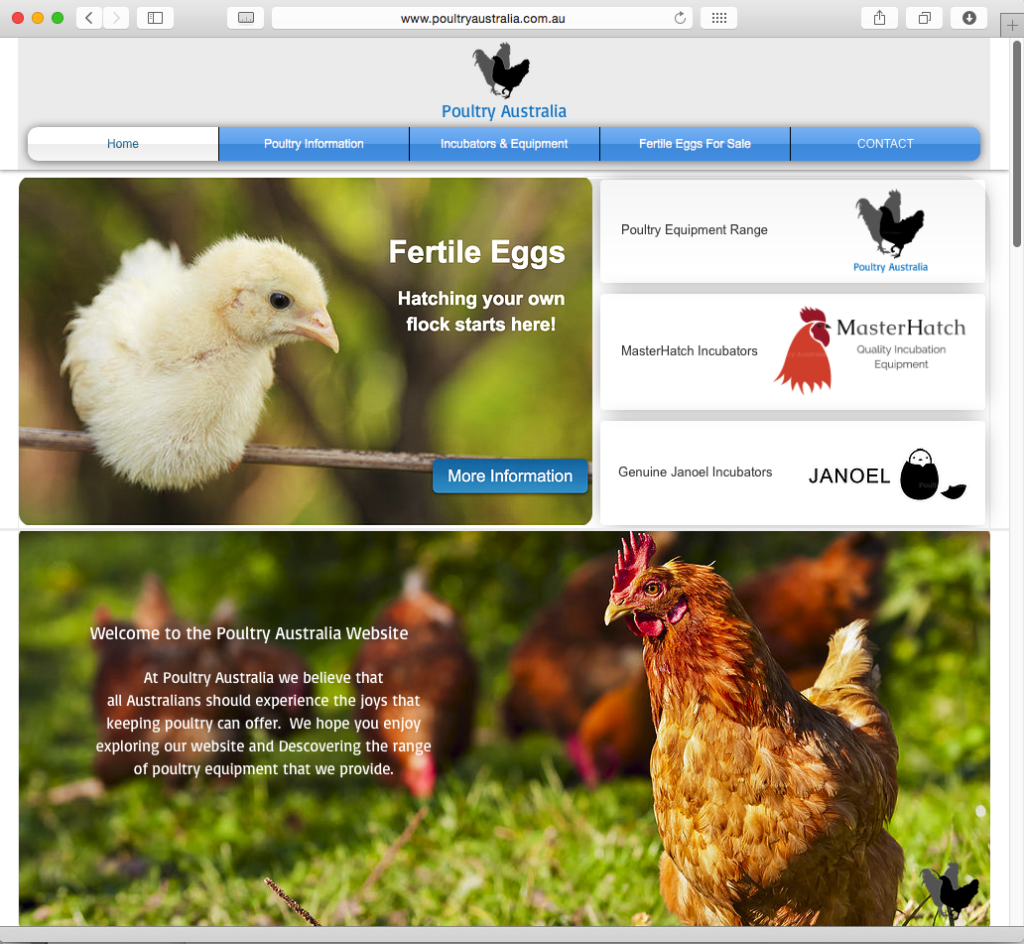 Poultry Australia Website